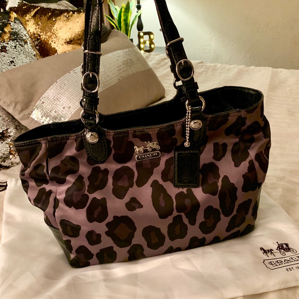 Coach Ocelot Print Purse
